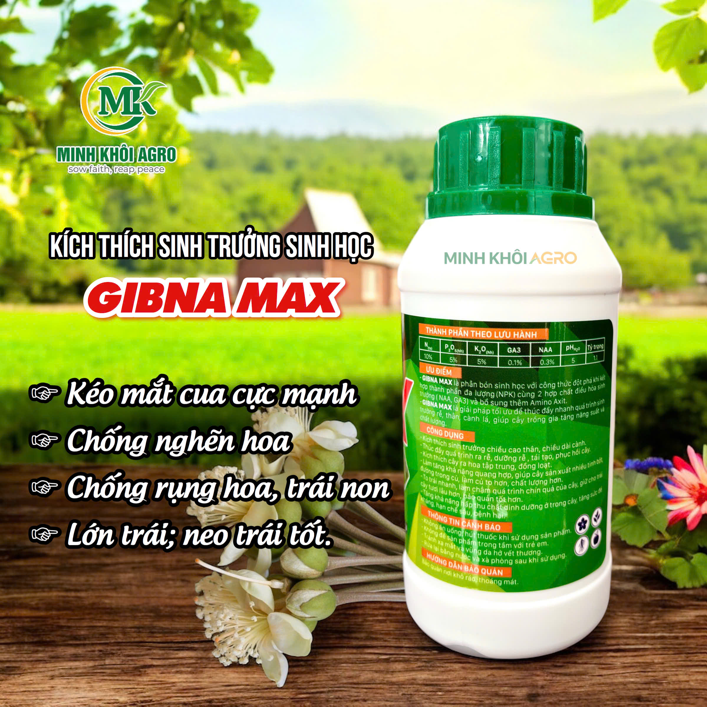 GIBNA MAX - Chai 250ml